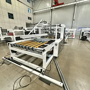 box folder gluer stitcher machine